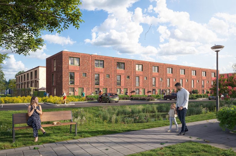 Impressie-nieuwbouwproject-De-Groene-Warande-nieuwbouw-gezinswoningen-Spijkenisse-fase-2