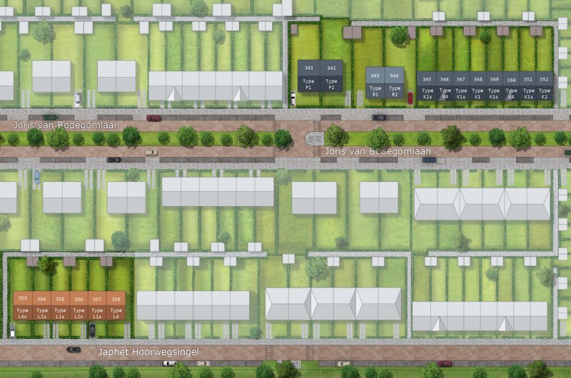 Nieuwbouw-eengezinswoningen-tweekappers-Het-Land-Spijkenisse-fase-2-kaart