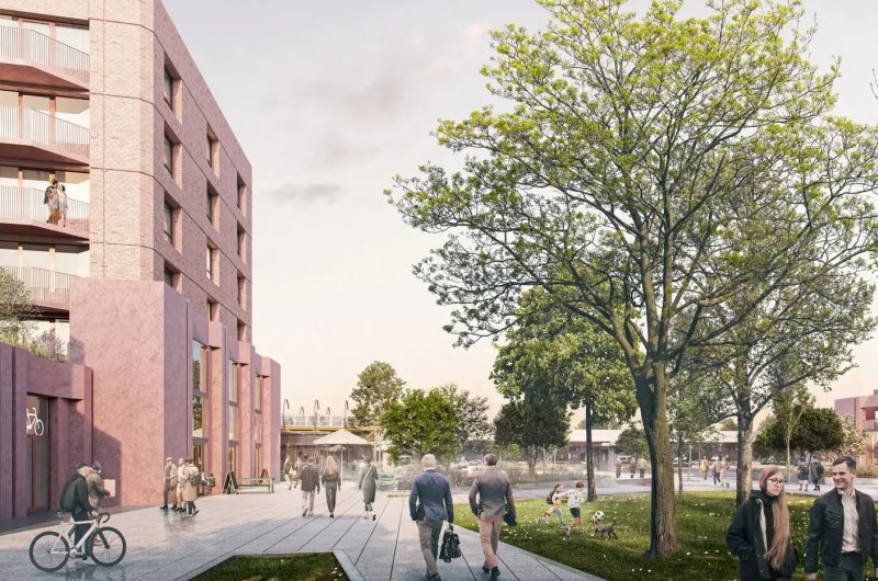 Impressie New Haven appartementen (koop en huur) bij metrostation Centrum in Spijkenisse