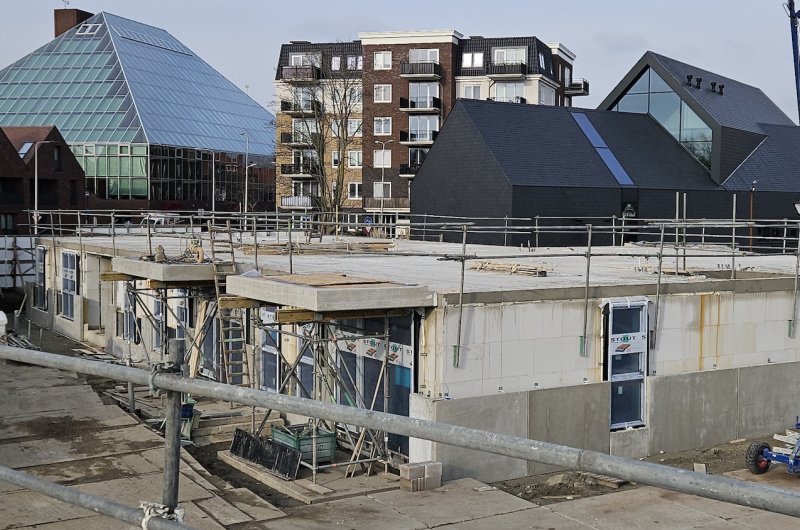Bouwwerkzaamheden appartementen Vredehof fase 1 Spijkenisse