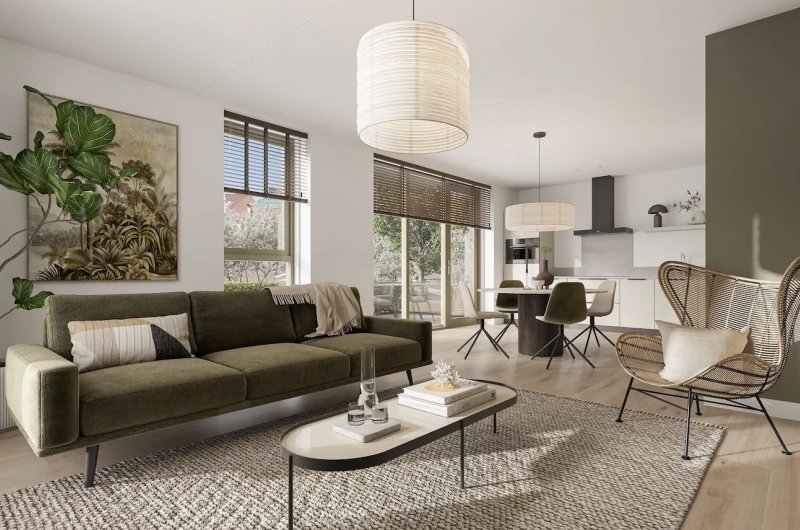 Impressie appartement Vredehof fase 1 interieur
