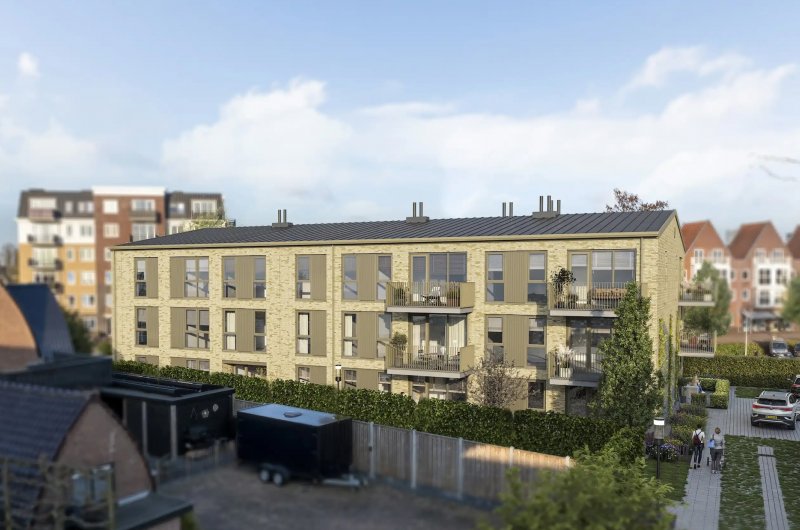 Impressie-exterieur-appartement-fase-1-nieuwbouwproject-Vredehof-Spijkenisse