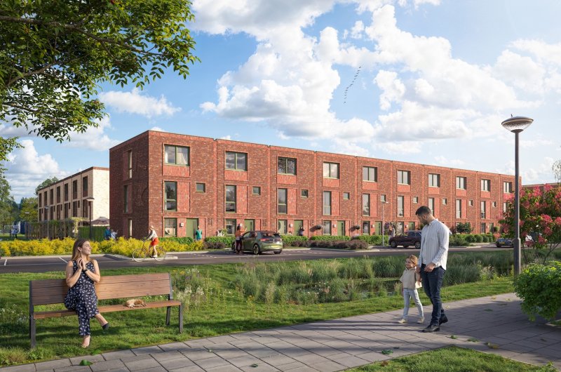 Impressie-eengezinswoningen-nieuwbouwproject-De-Groene-Warande-fase-2-Spijkenisse