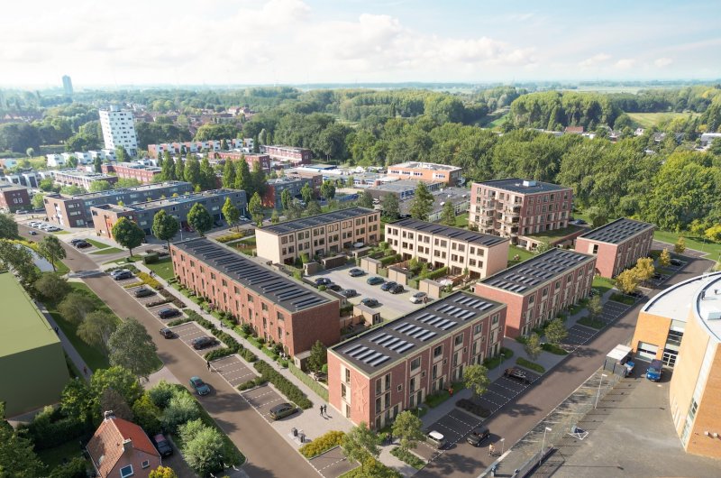 Impressie-eengezinswoningen-nieuwbouwproject-De-Groene-Warande-fase-2-Spijkenisse