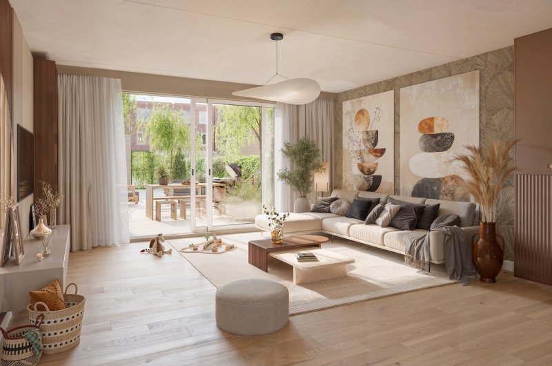 Impressie-eengezinswoningen-nieuwbouwproject-De-Groene-Warande-fase-2-Spijkenisse