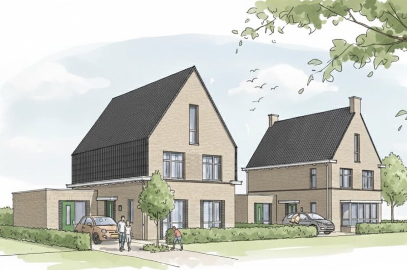 Impressie-nieuwbouwproject-Juliuskreek-Zuidland-rijwoningen-tweekappers-vrijstaande-woningen