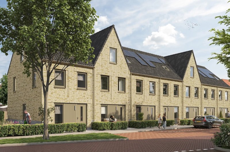 Impressie-nieuwbouw-eengezinswoningen-Vredehof-Spijkenisse